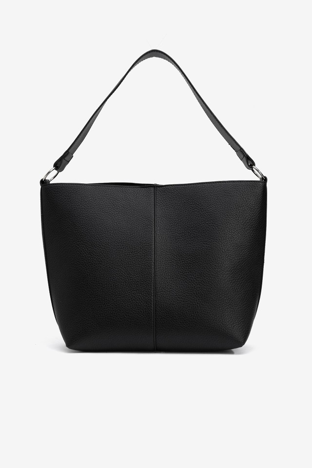 Bolso de Hombro Efecto Piel