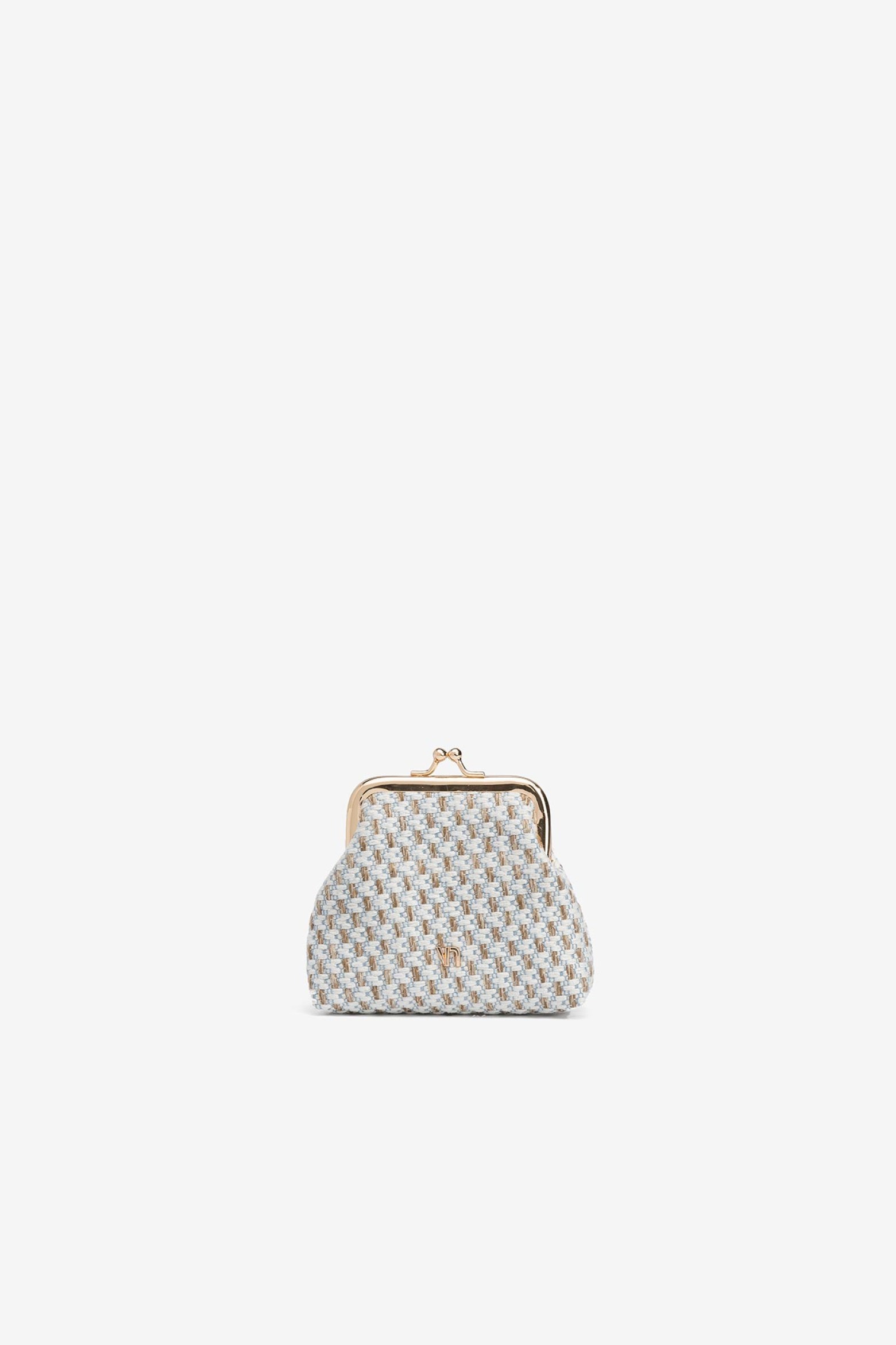 Bolso Pequeo de Tweed Tricolor