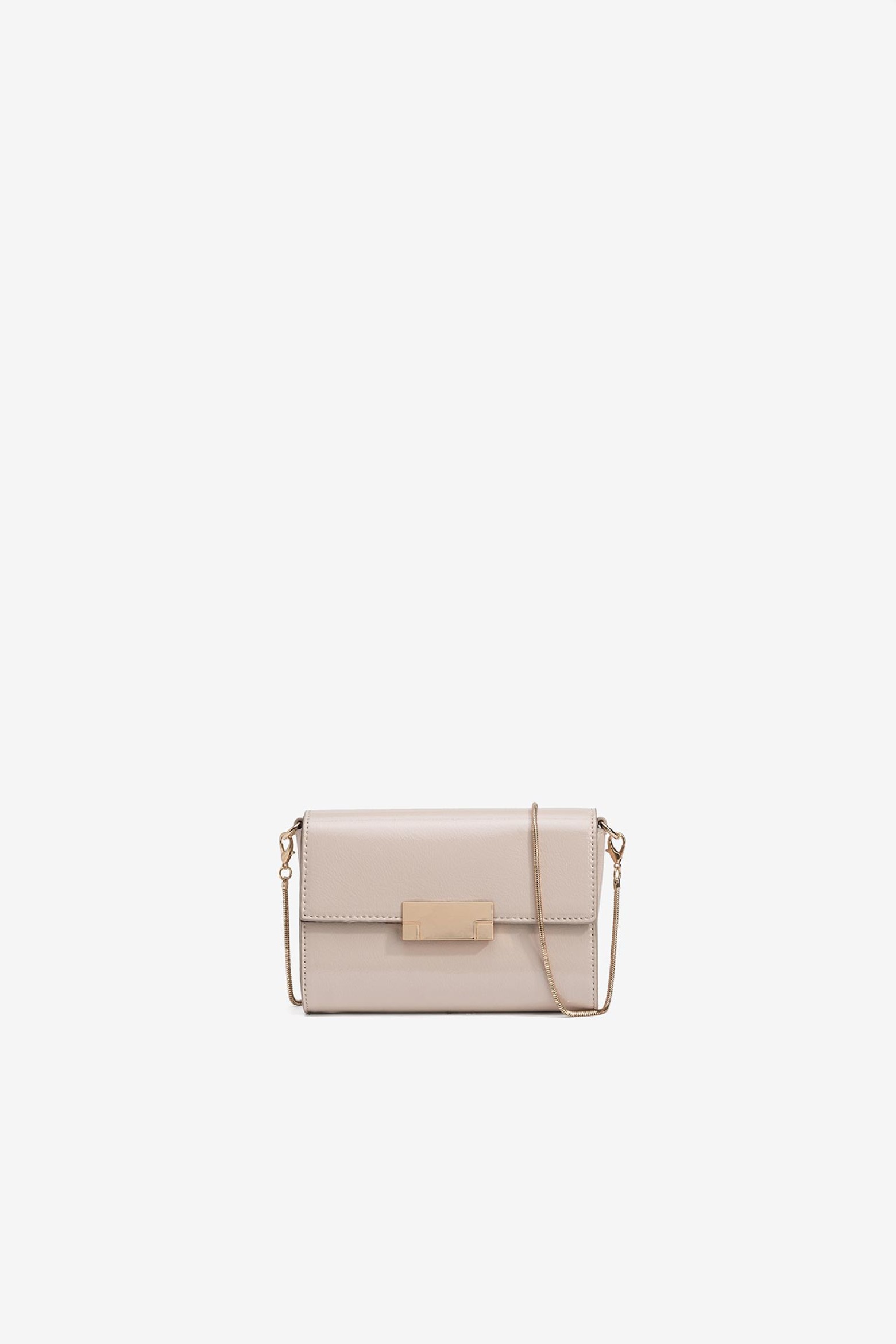 Bolso Efecto Cuero Brillante