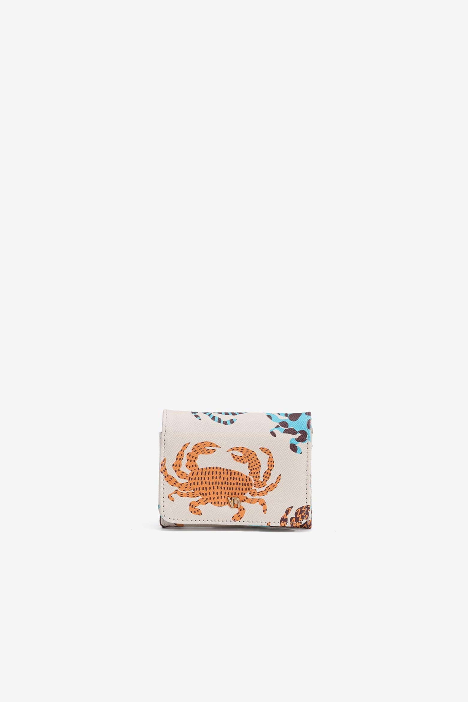 Printed Coin Purse with Flap
