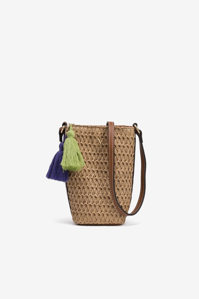 Bolsa para Telemvel Efeito Palha