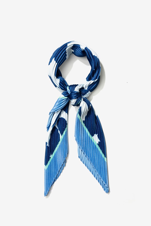 Bandana Plissada Estampado Floral