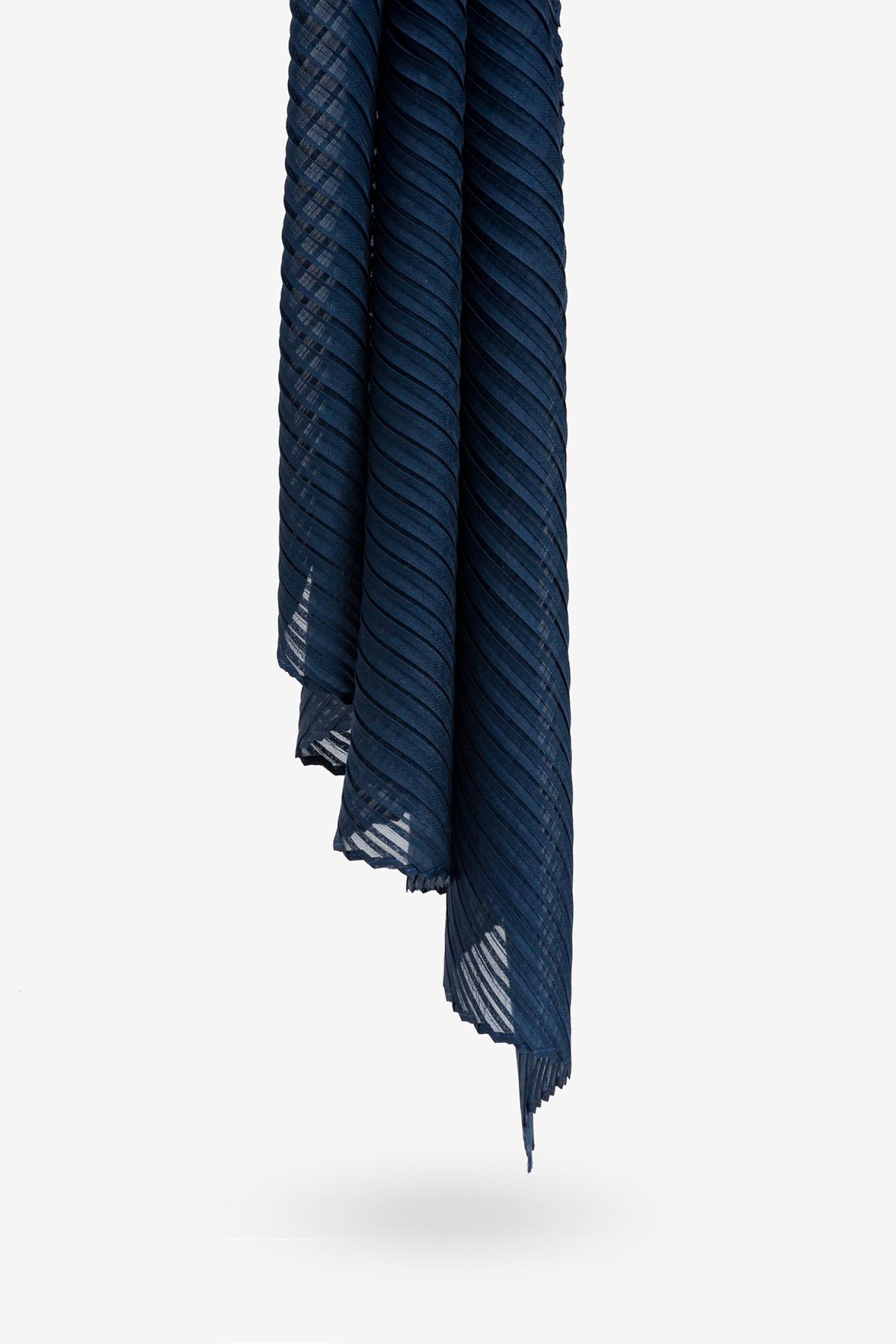 Sheer Pleated Scarf