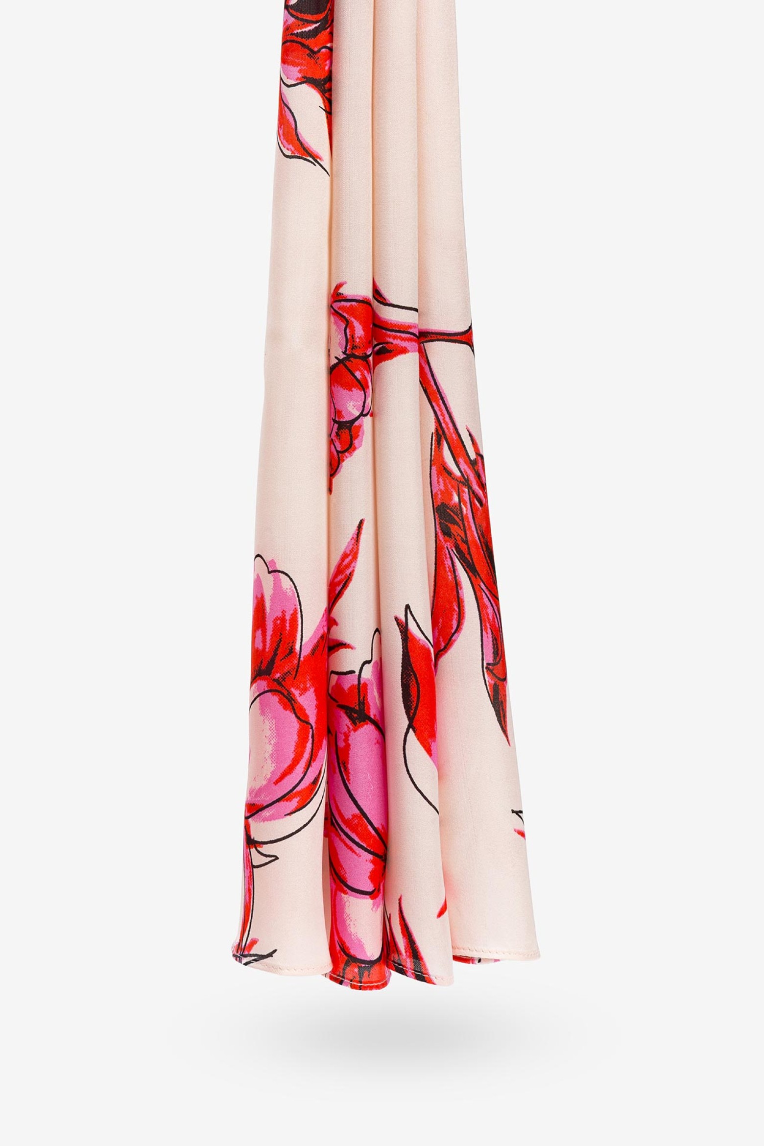 Leno Acetinado Estampado Floral