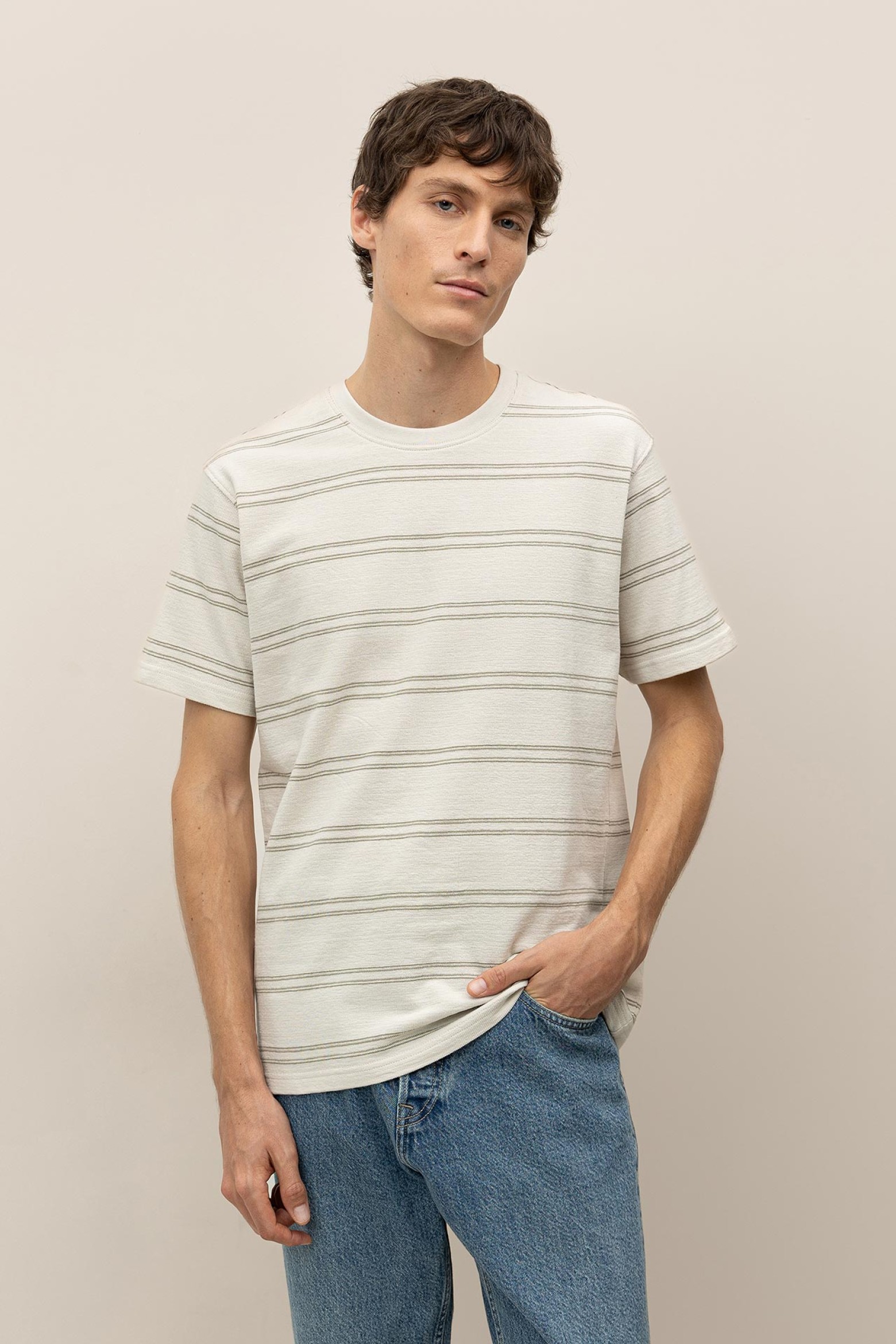 Striped Cotton T-Shirt