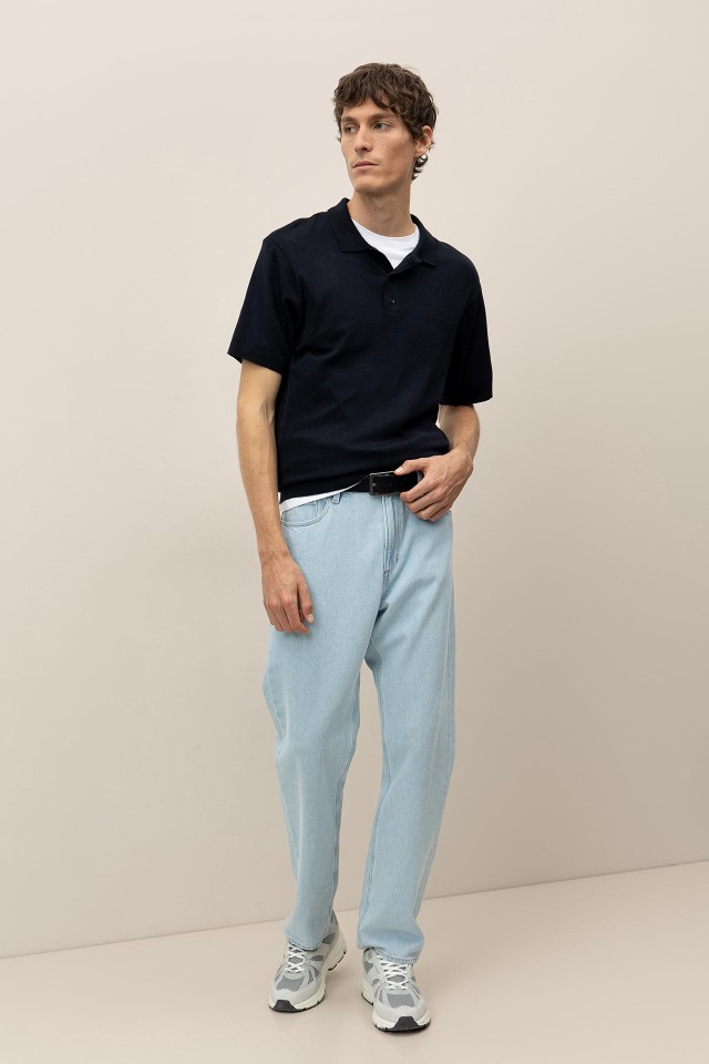 Polo Tricotado de Algodo