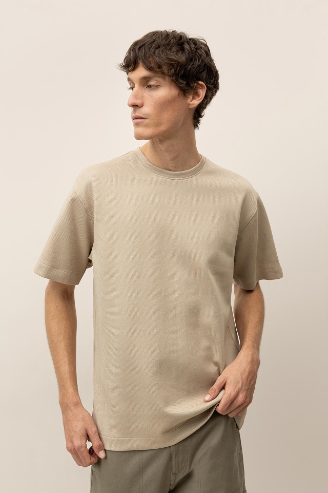 T-shirt Relaxed Jersey Diagonal