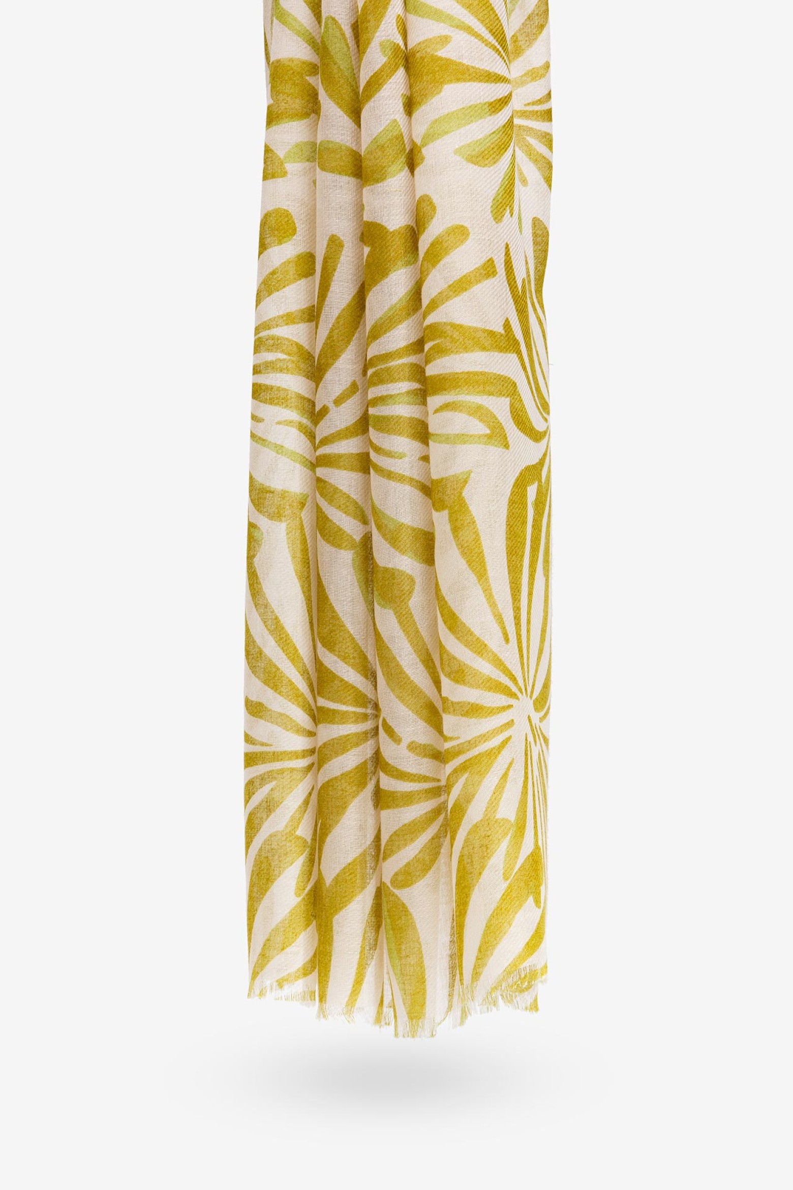 Pauelo Semitransparente con Estampado Floral