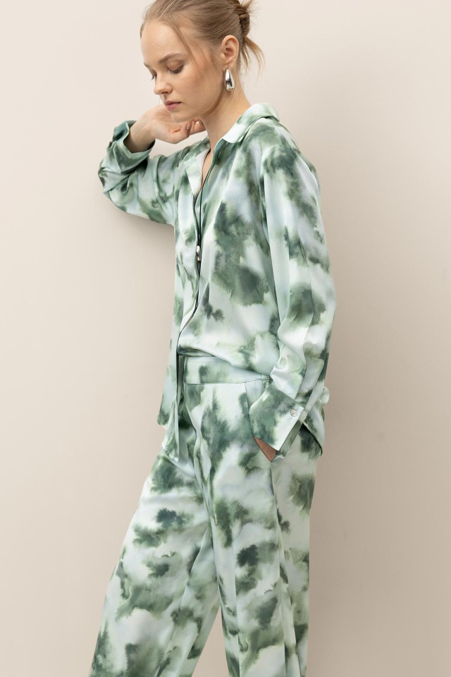 Relaxed Tie-dye Printed Shirt