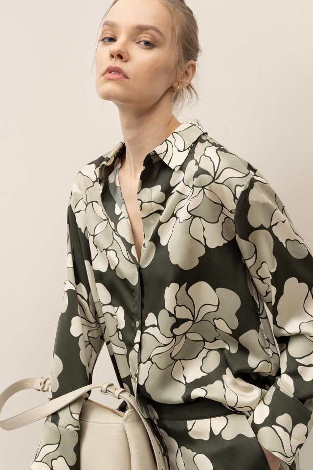 Relaxed Floral Printed Shirt
