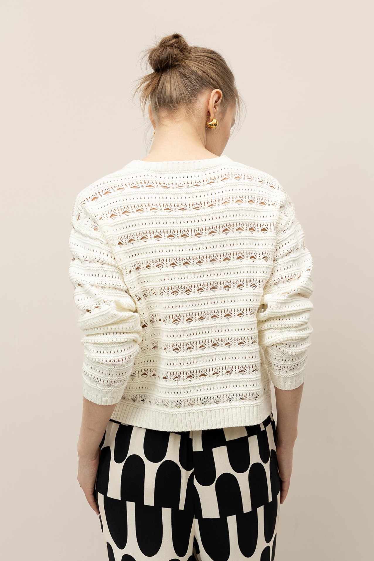 Camisola com Pontos Abertos