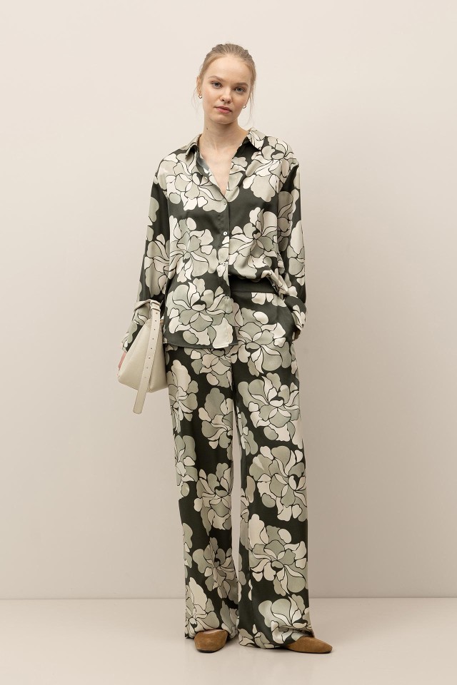 Satin Wide Leg Pants