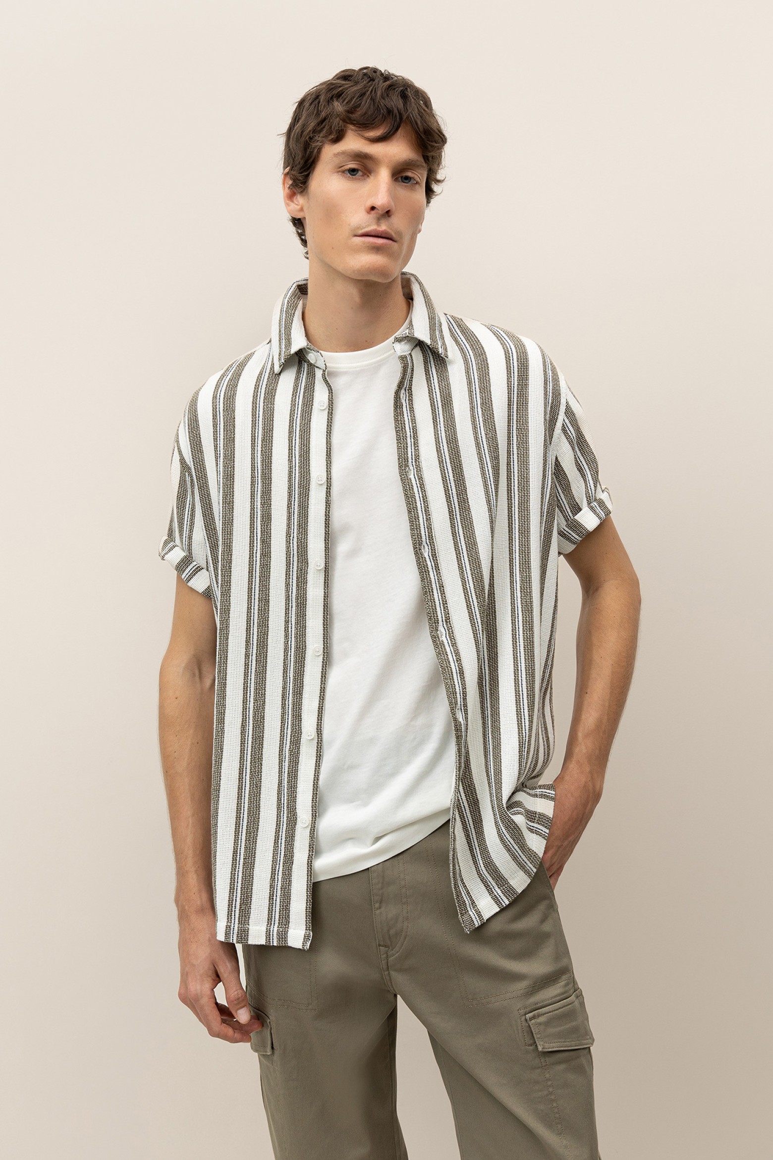 Camisa Relaxed a Rayas