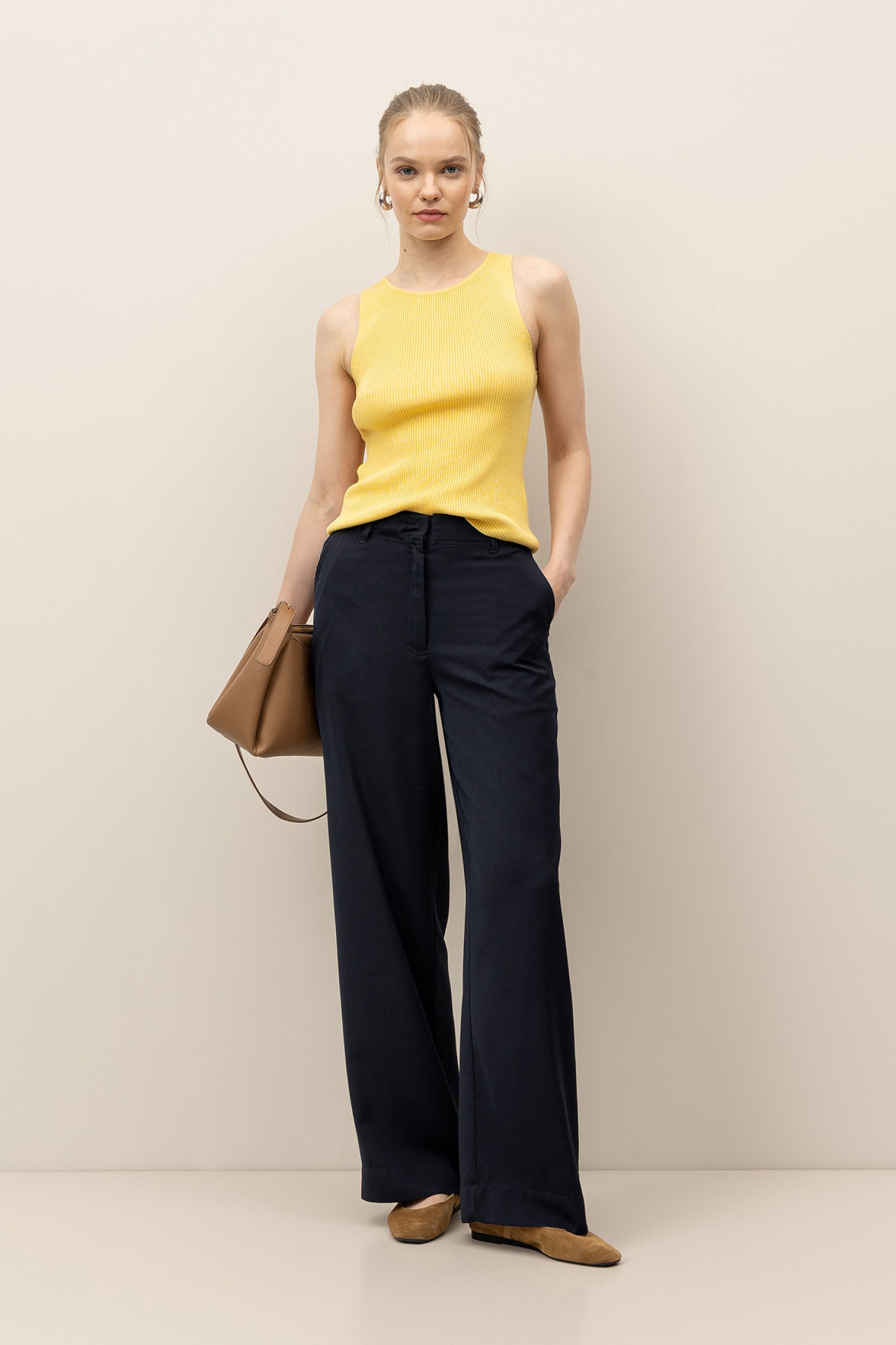 Pantalones Wide Leg Fluidos
