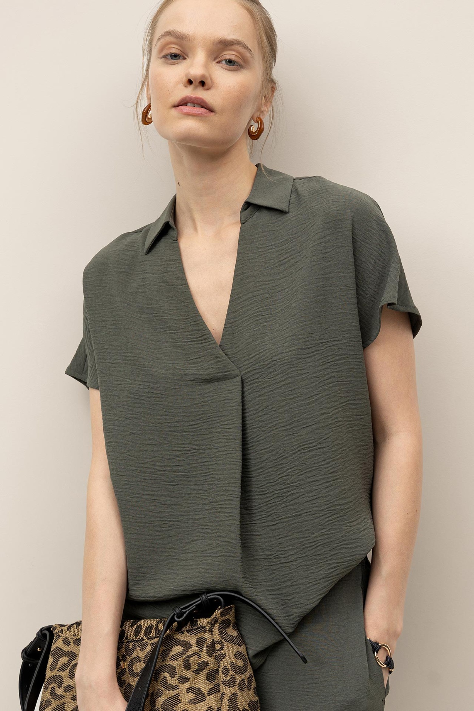 Relaxed Printed Blouse