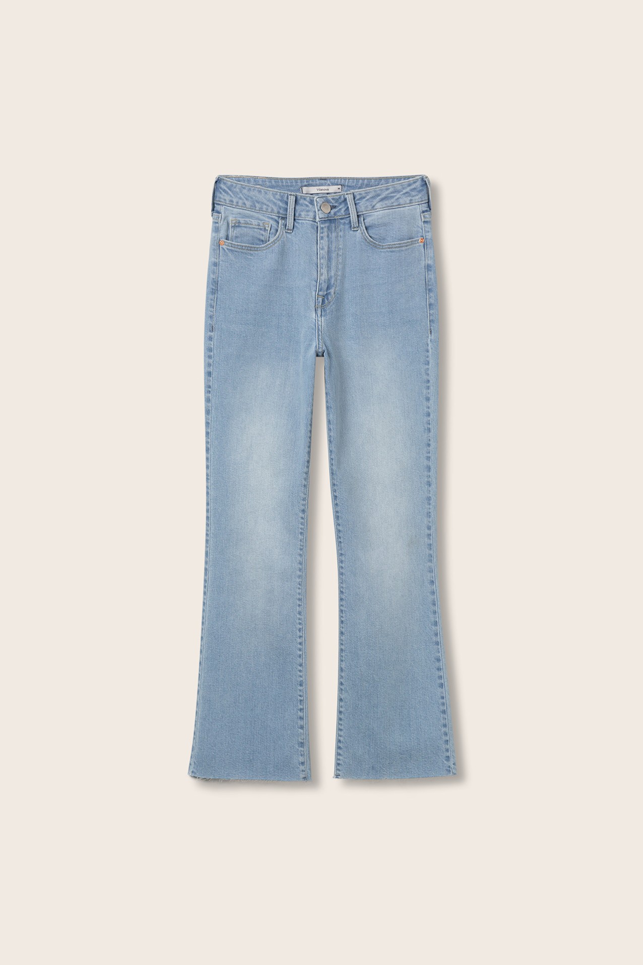 Jeans  Croped flare medium waist