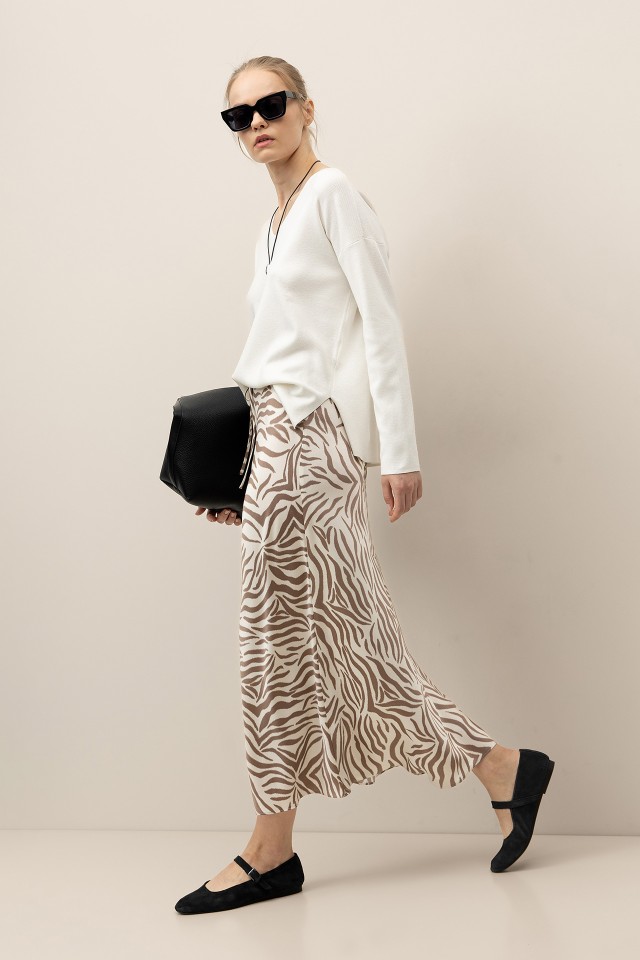 Saia Midi Acetinada