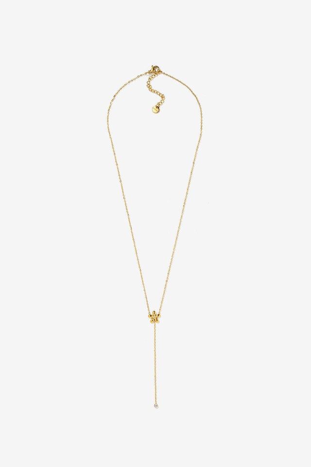 Colar Ao Pendente Floral