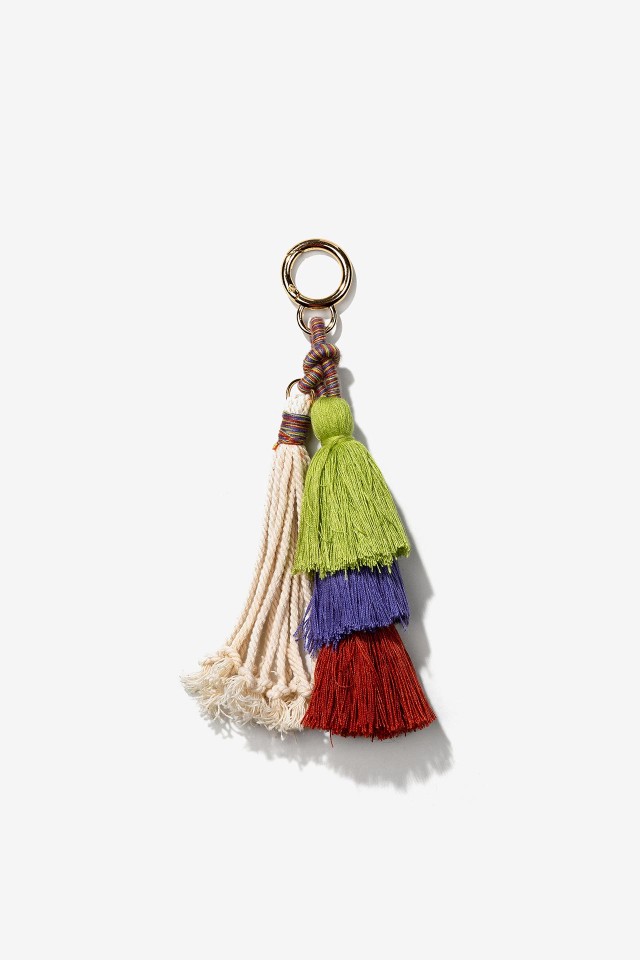 Porta-Chaves com Franjas
