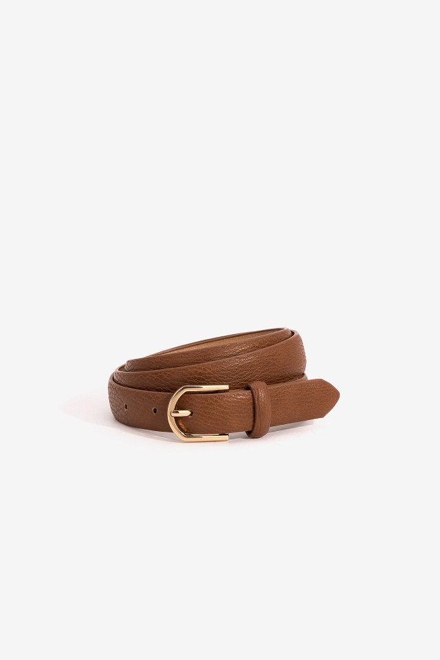 Cinturn Estrecho Efecto Piel