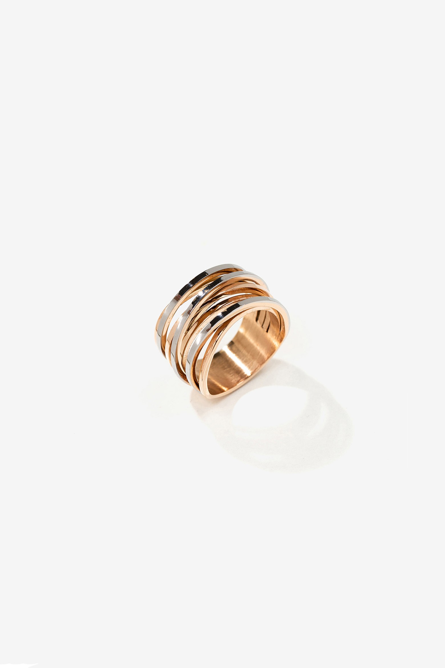 Bicolor Stainless Steel Ring