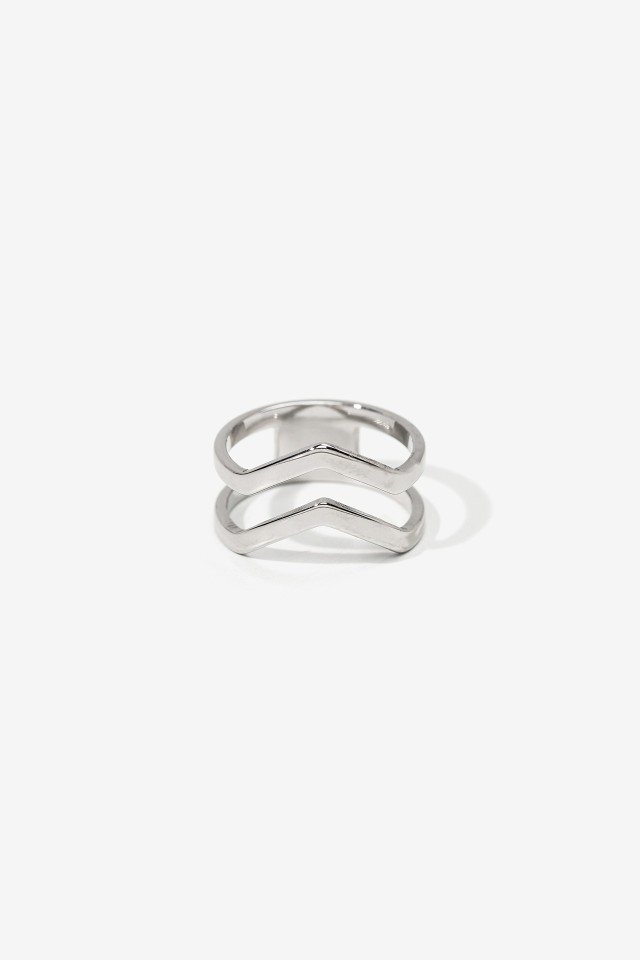 Anillo de Acero Inoxidable Abierto