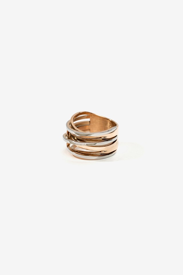 Anillo de Acero Inoxidable Bicolor Anillo de Acero Inoxidable Bicolor