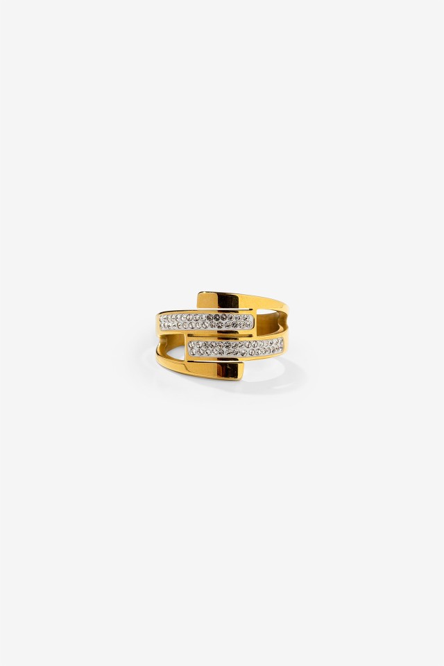 Anillo de Acero con Aberturas