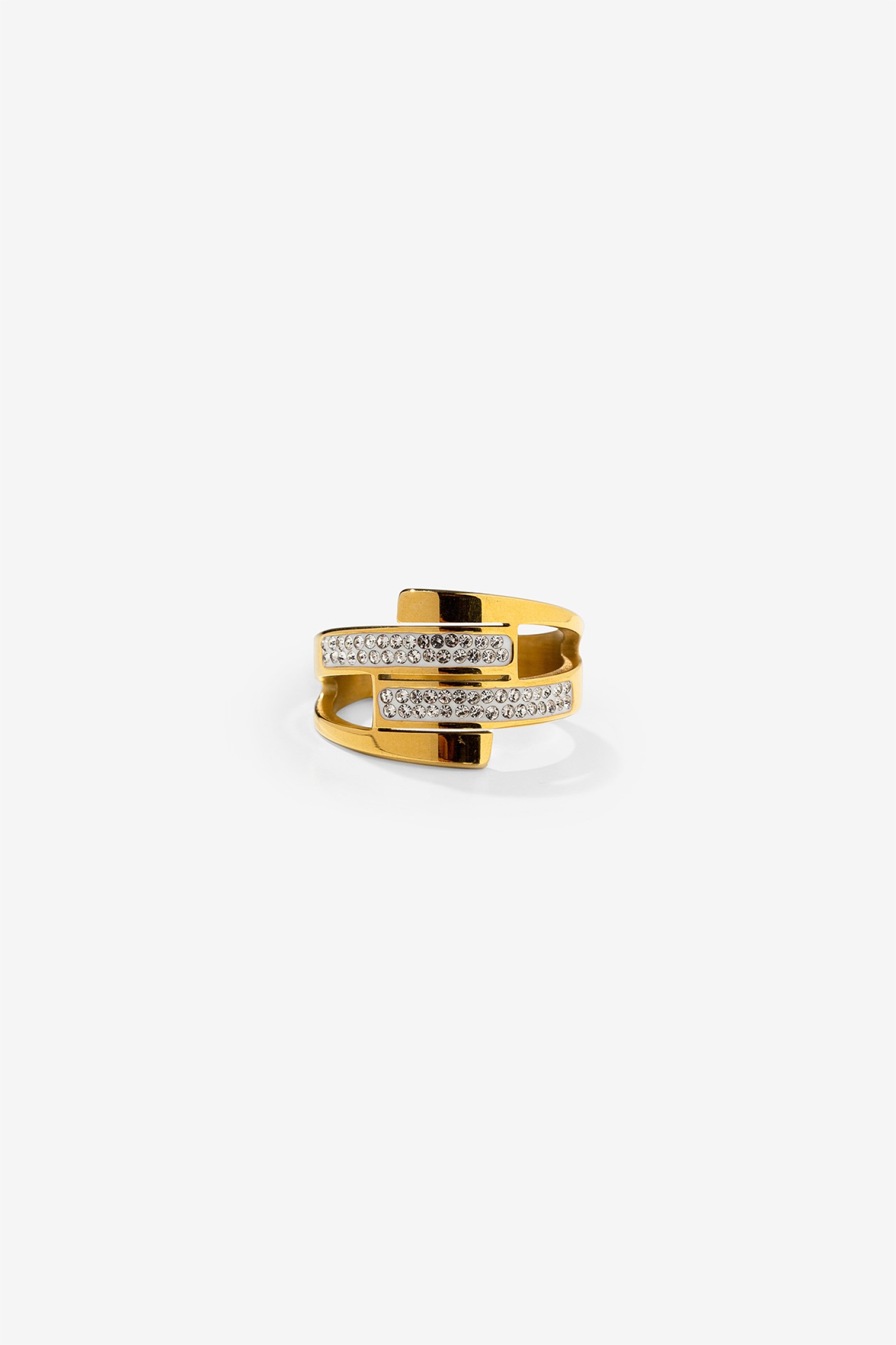 Anillo de Acero con Aberturas