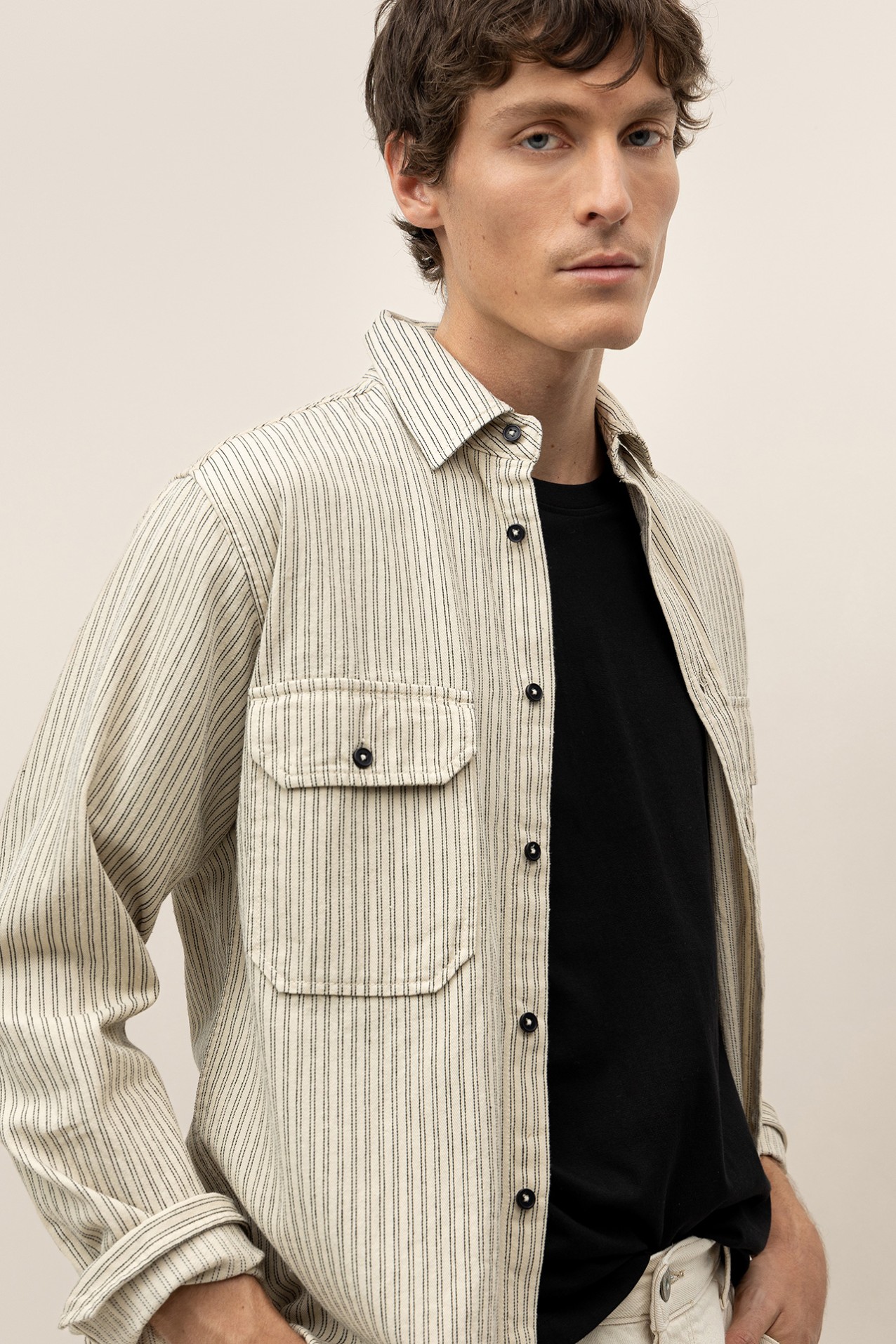 Camisa Relaxed a Rayas