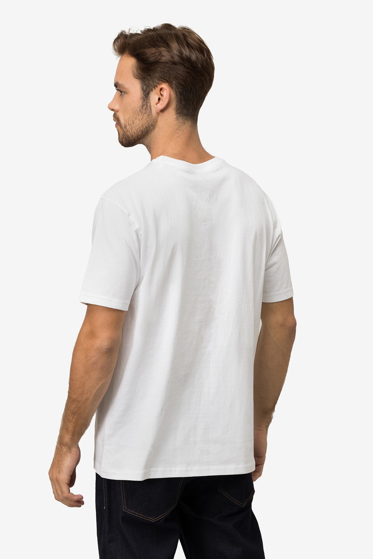 T-Shirt Regular com Logo Bordado