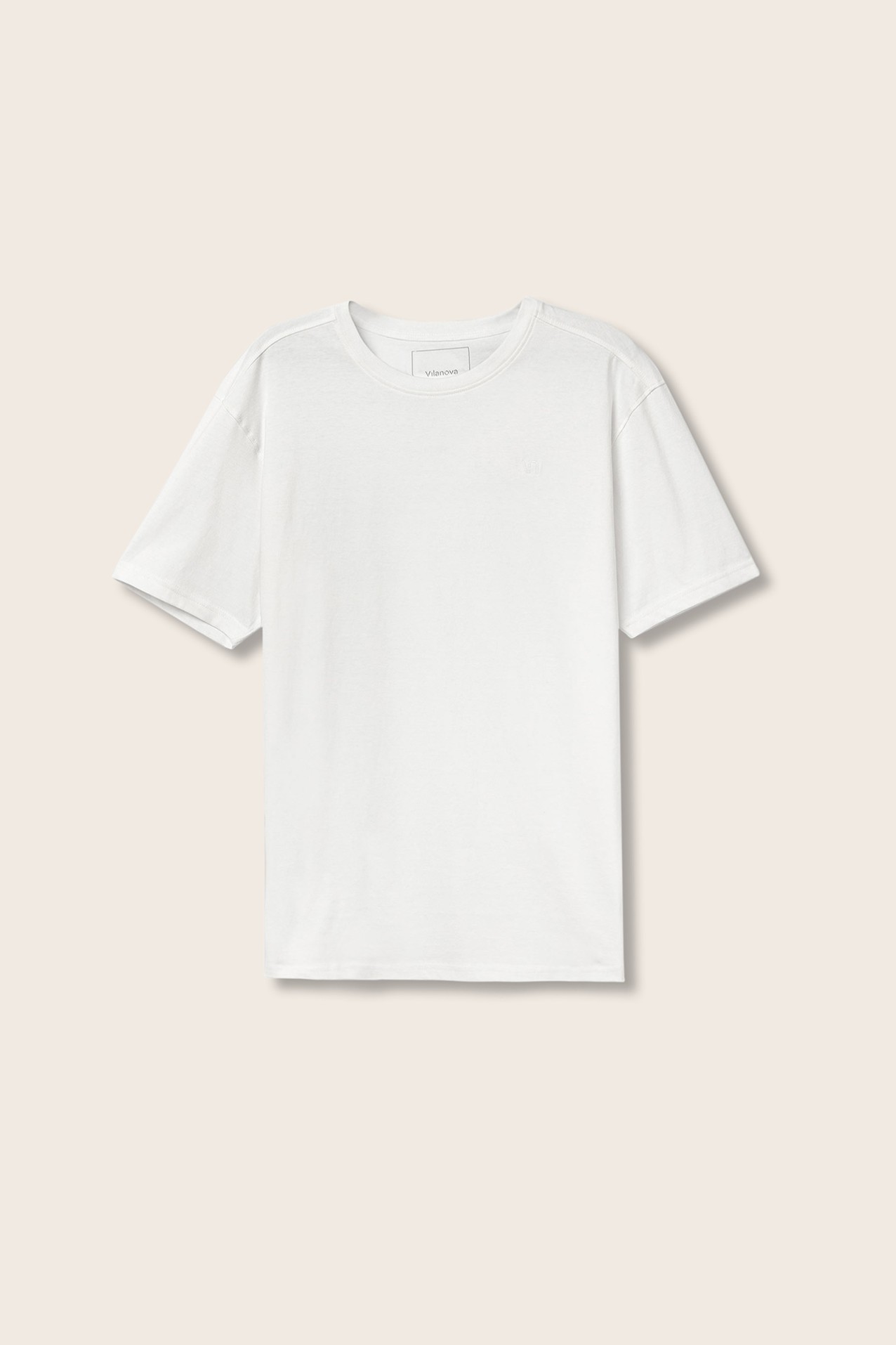 T-Shirt Regular com Logo Bordado