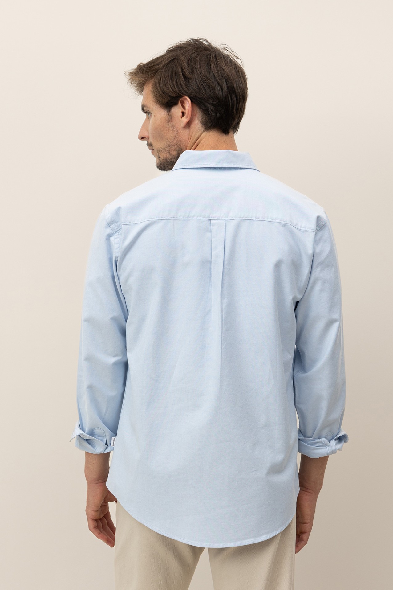 Camisa Oxford de Algodo