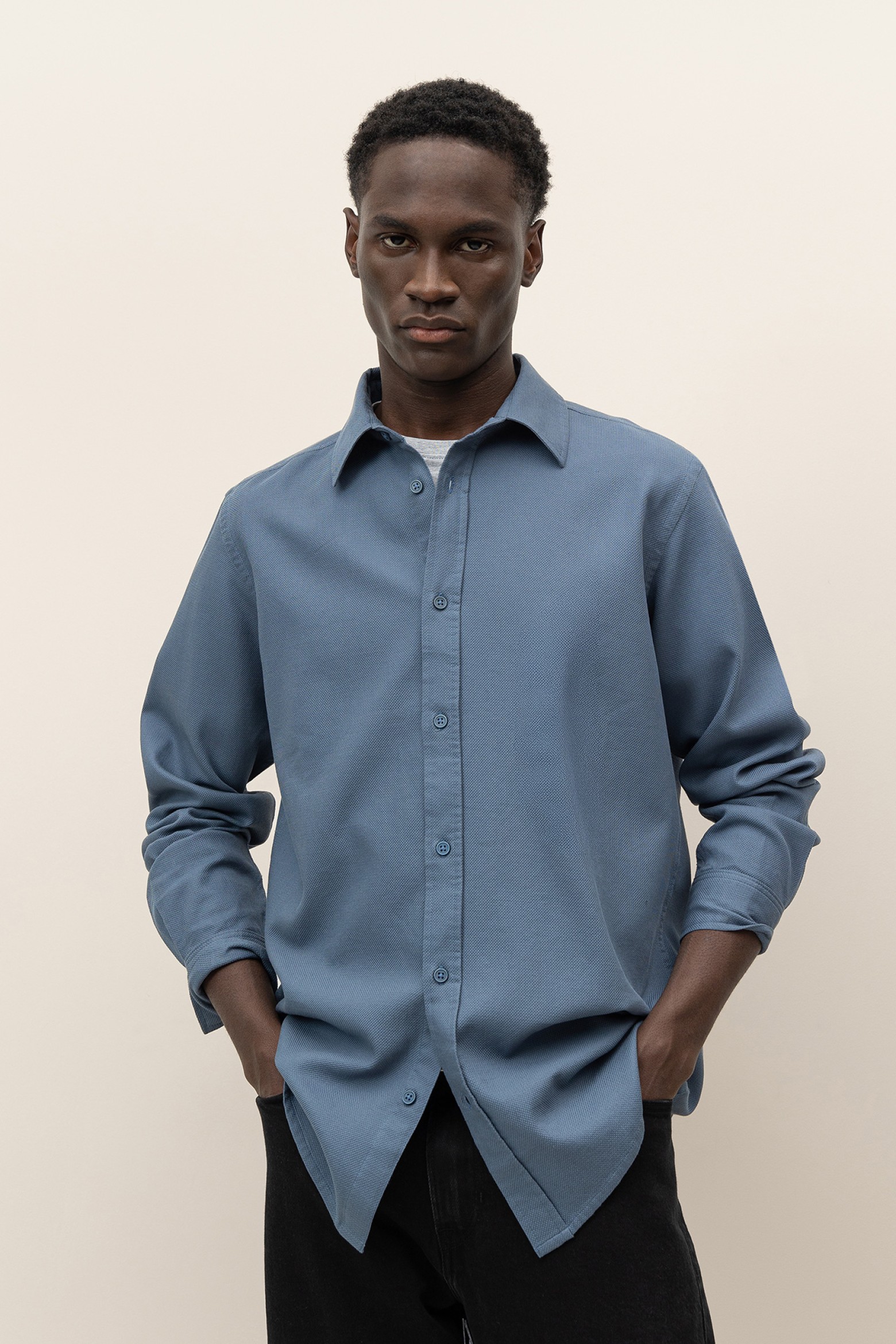 Textured Cotton Shirt