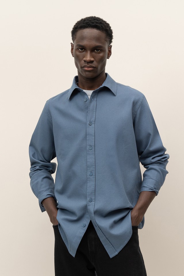 Textured Cotton Shirt