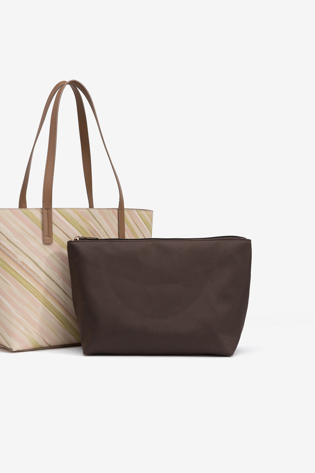 Mala Shopper Efeito Pele Estampada