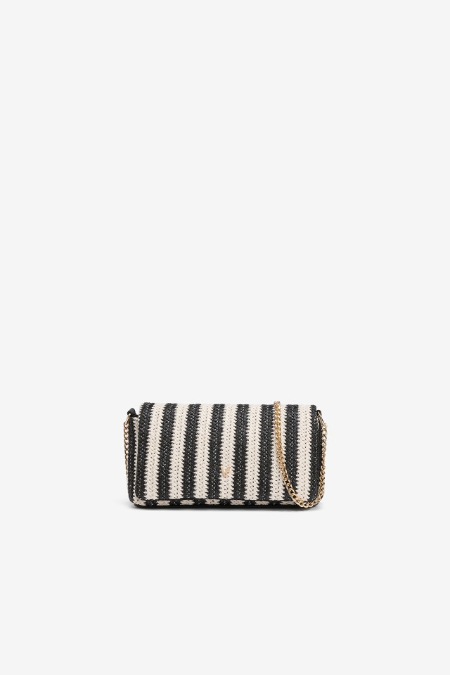 Crossbody Bag Straw Effect
