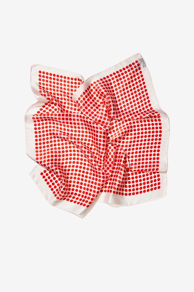 Bandana Acetinada Estampado Bolinha Bandana Acetinada Estampado Bolinha