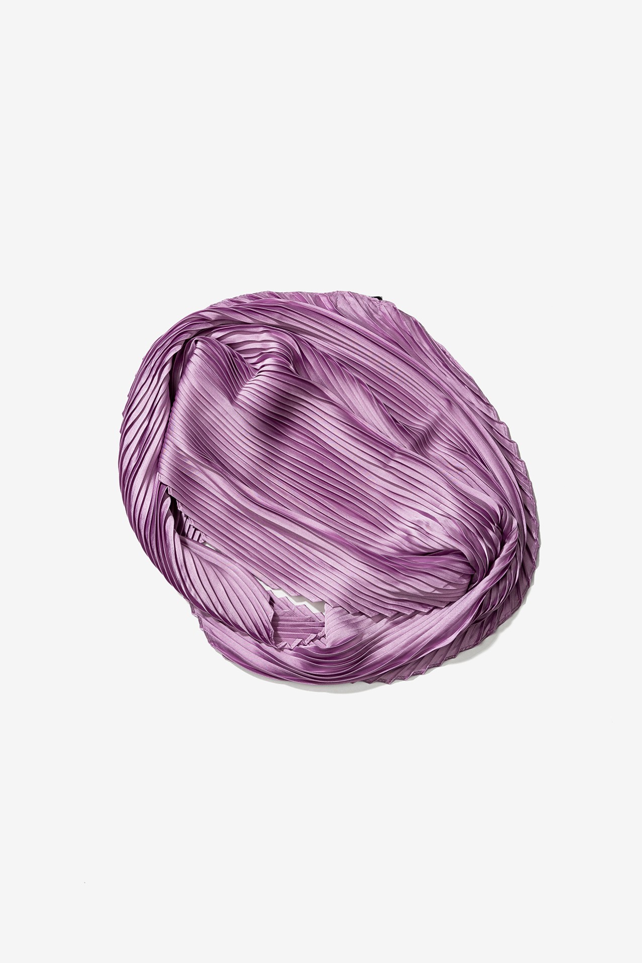 Pleated Satin Bandana
