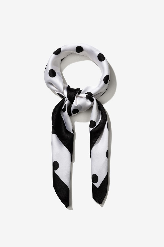 Bandana Acetinada Estampado Bolinha