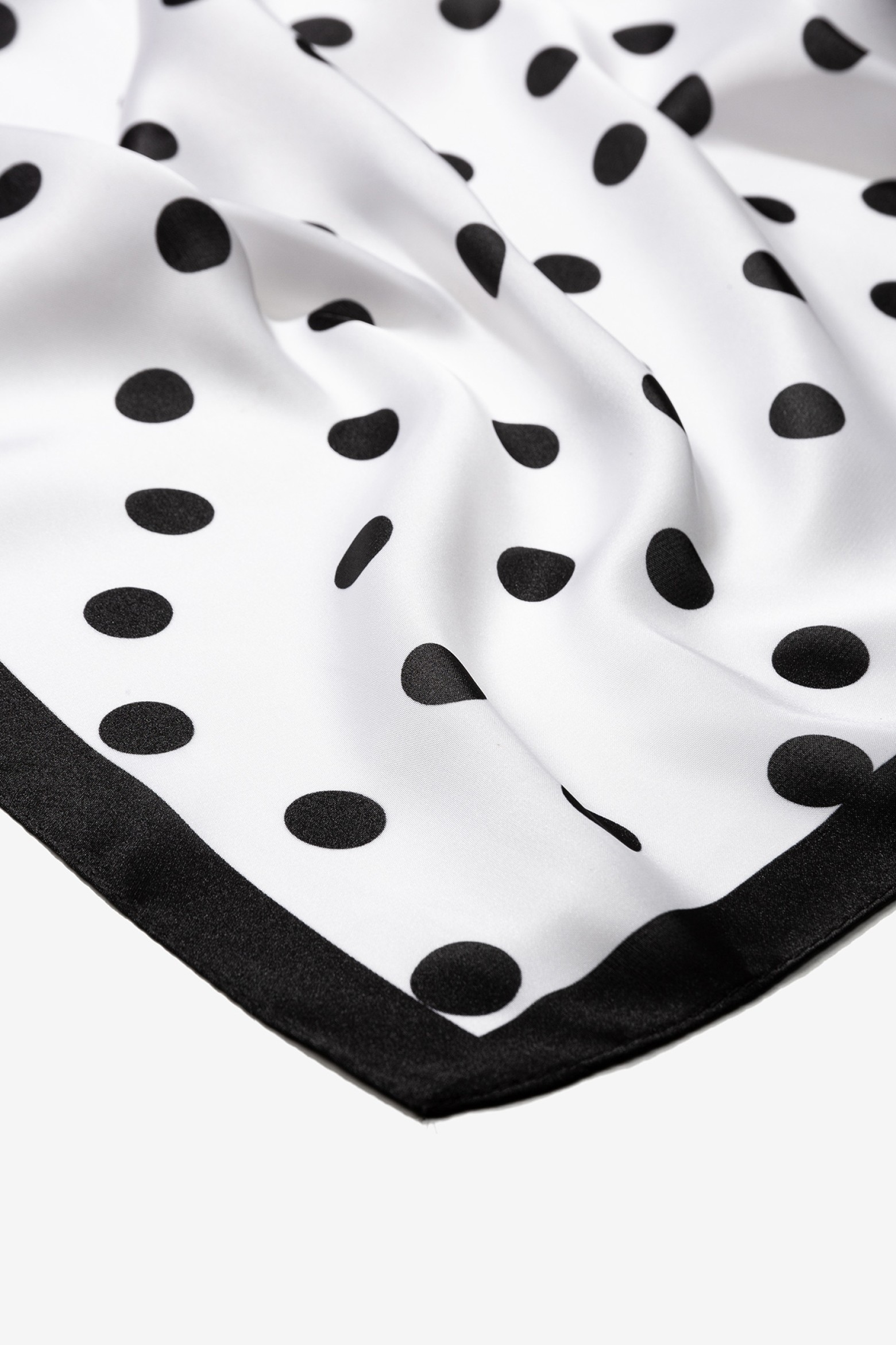 Satin Polka Dot Bandana