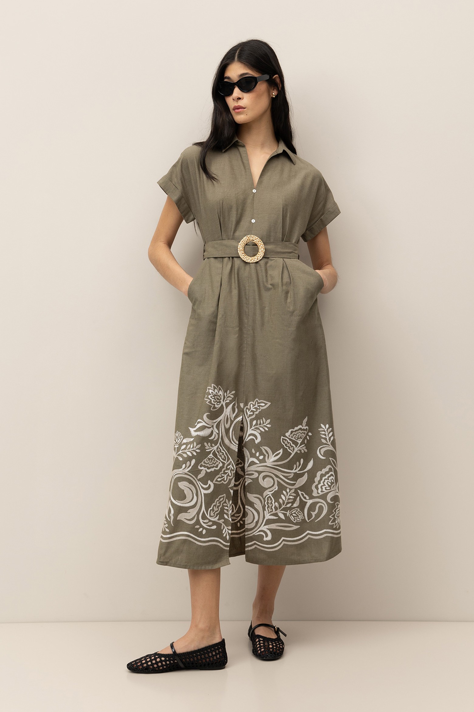 Vestido Midi Camiseiro