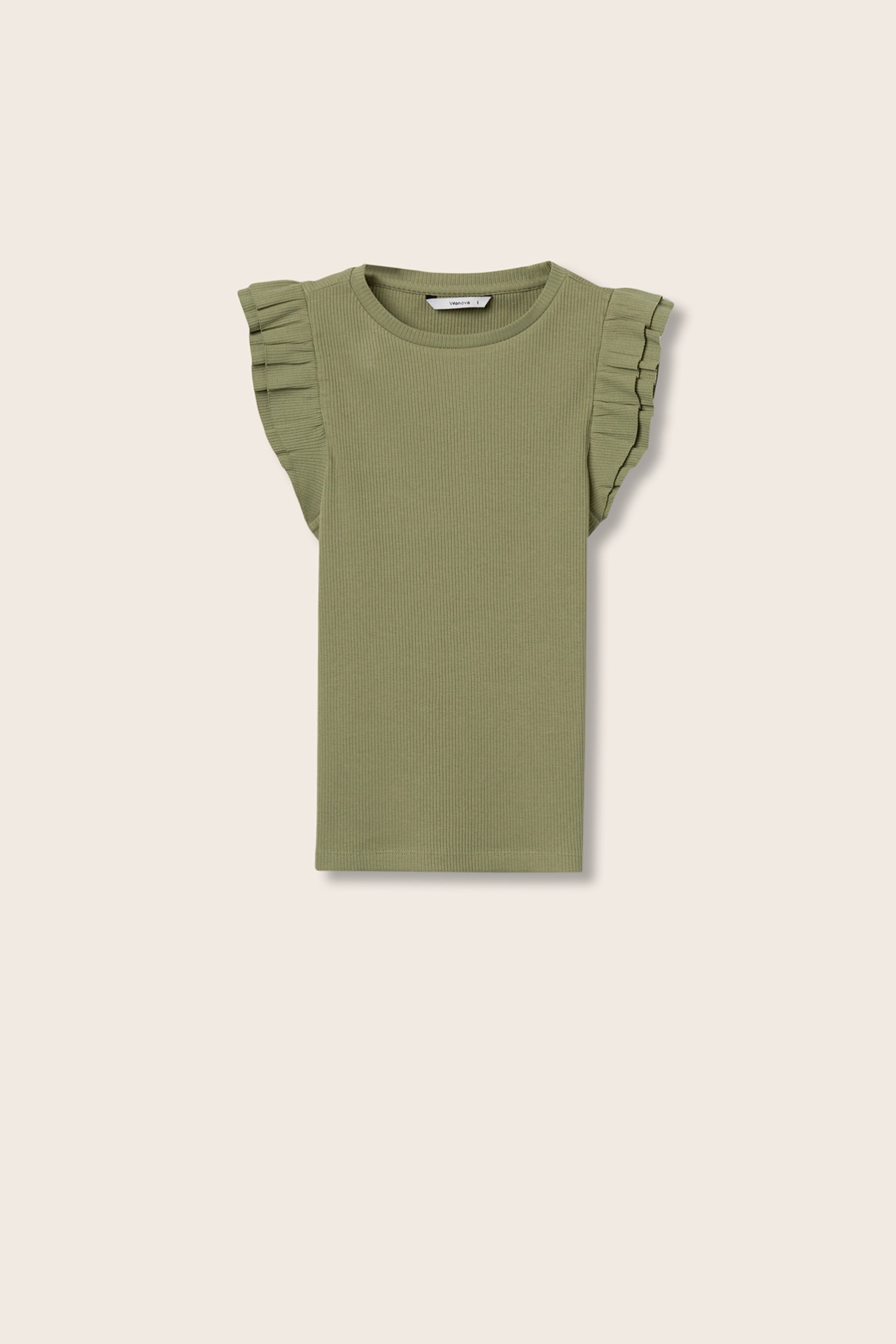 T-Shirt Super Slim Folhos