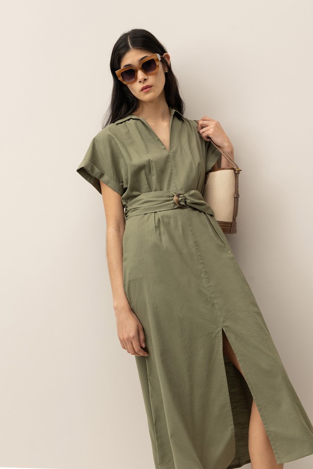 Midi Shirt Dress