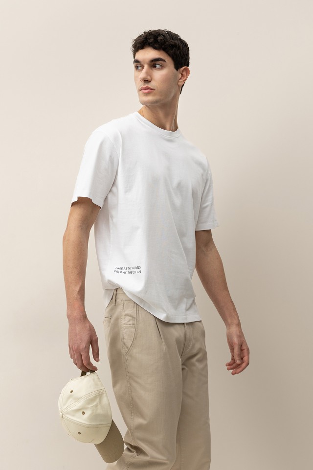 Relaxed T-shirt with Printed Patch