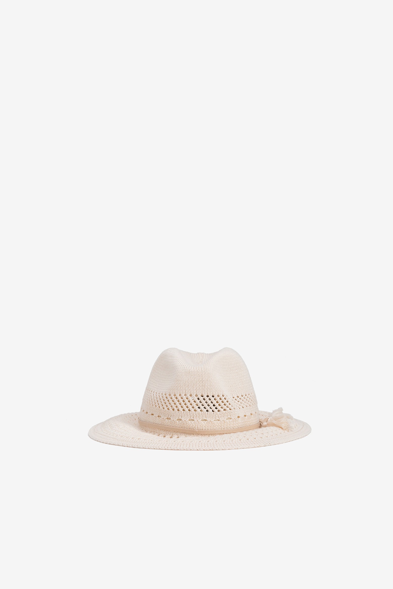 Panama Hat with Openwork