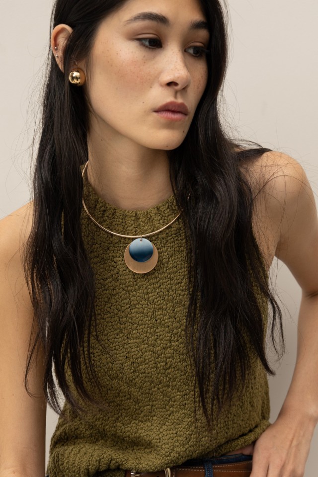 Collar Rgido con Madreperla