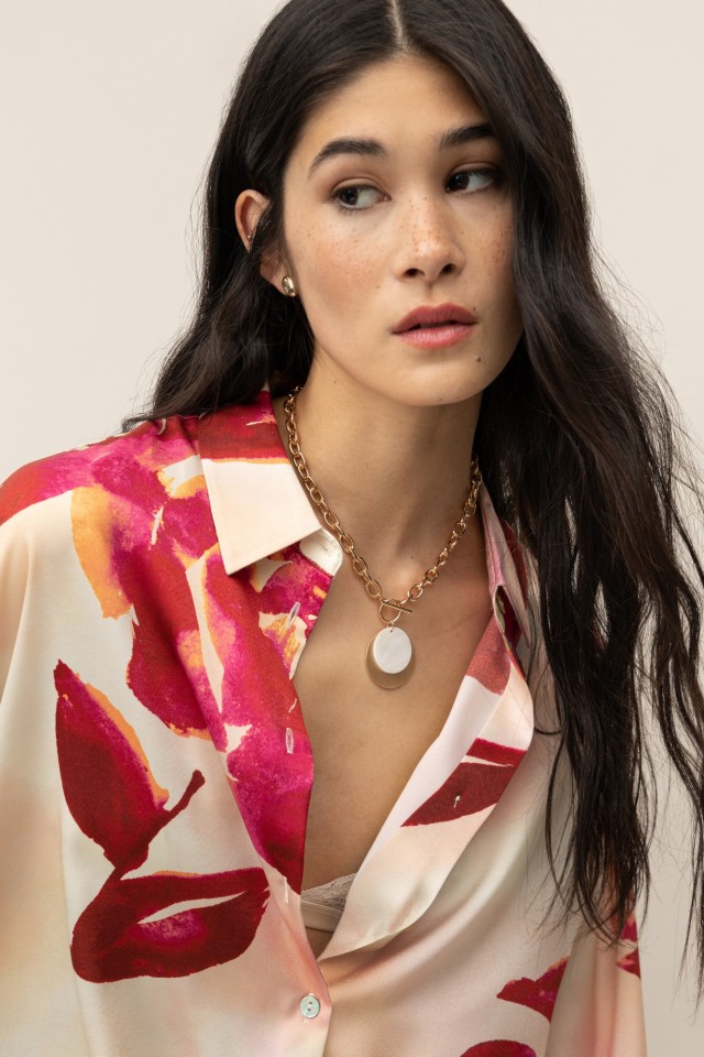 Collar de Cadena con Madreperla