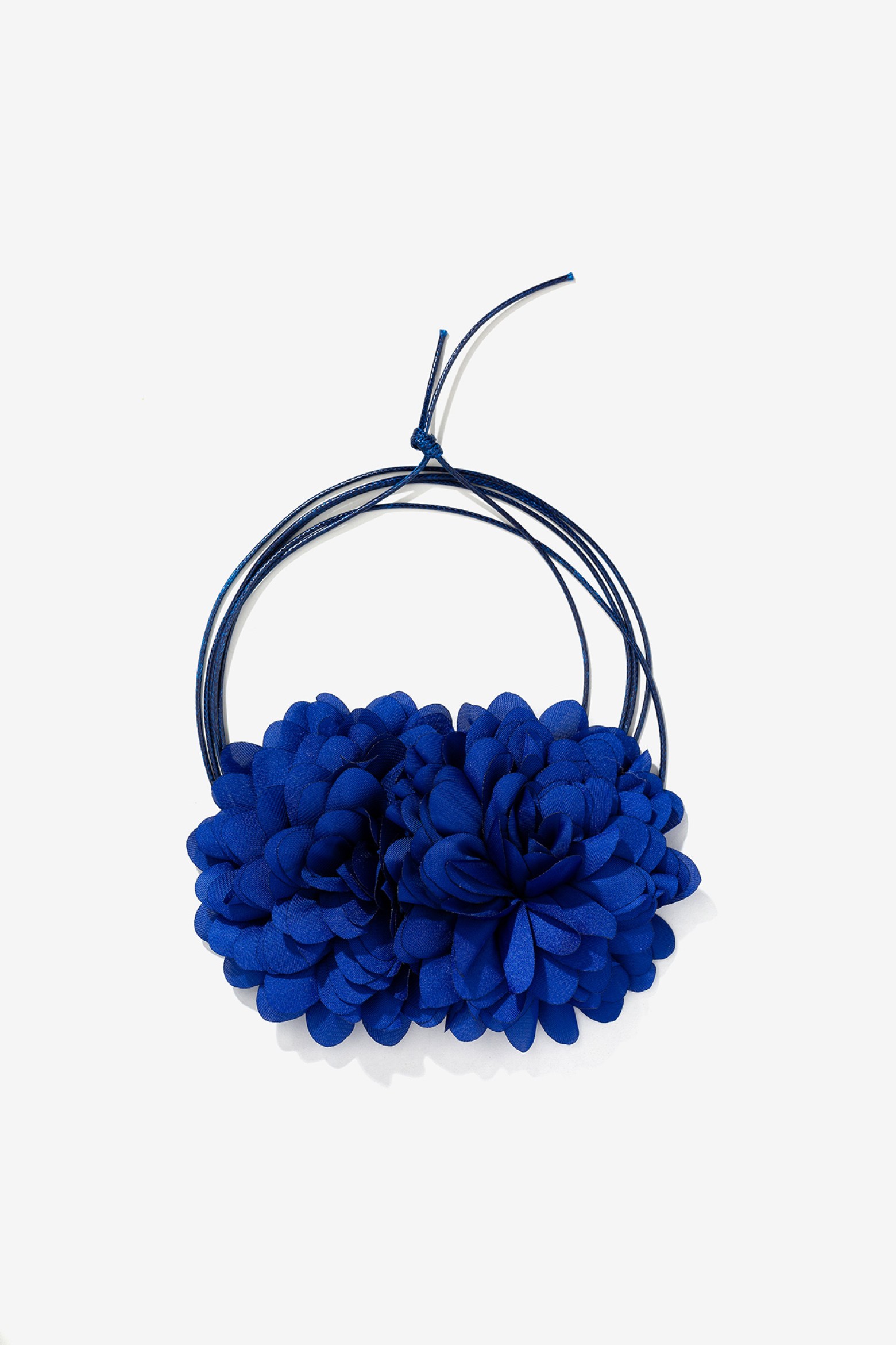 Maxi Textile Flower Choker