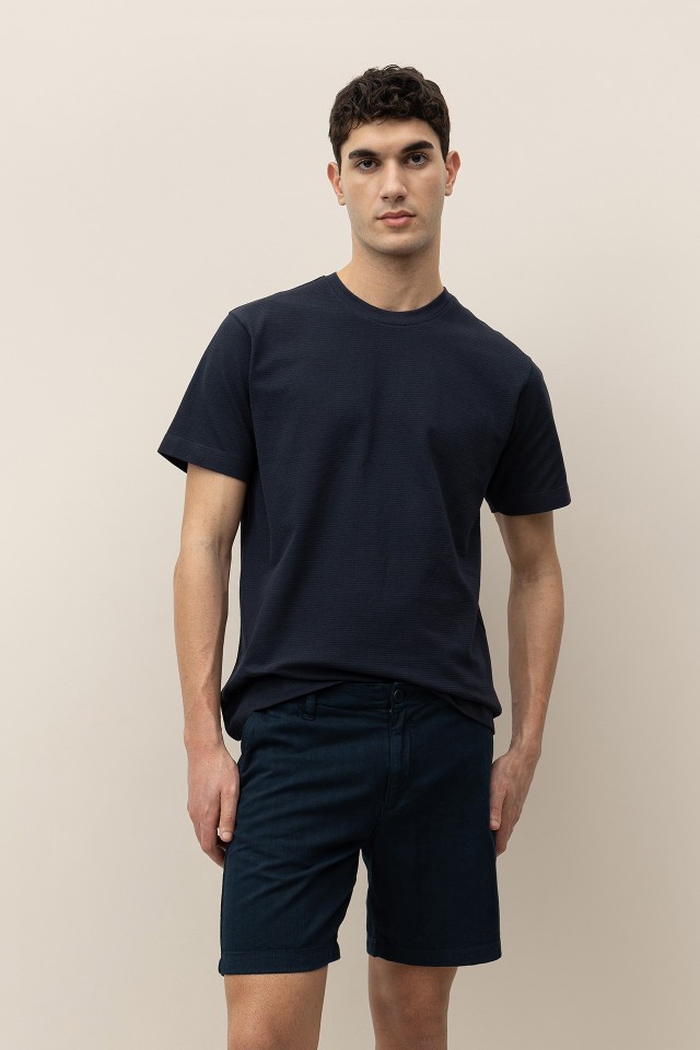 Striped Embossed T-Shirt